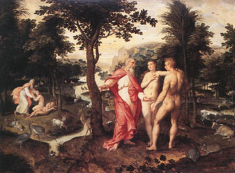 BACKER, Jacob de Garden of Eden ff Sweden oil painting art